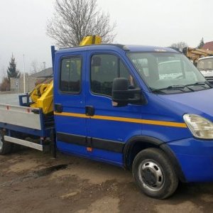 foto 3.5t/5t Iveco 7seat +crane winch, 50C18 Daily 3.D 16V