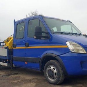 foto 3.5t/5t Iveco 7seat +crane winch, 50C18 Daily 3.D 16V