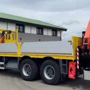 foto 6x4 Iveco 6.2m+crane roto forks remote retarder automat