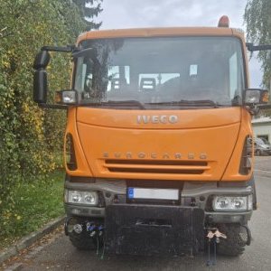 foto 4x4 hook 13.5t Iveco municipal WINTER+SUMMER water sprinkler sweeper container